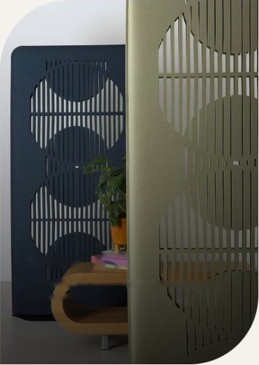 Freestanding acoustic screens